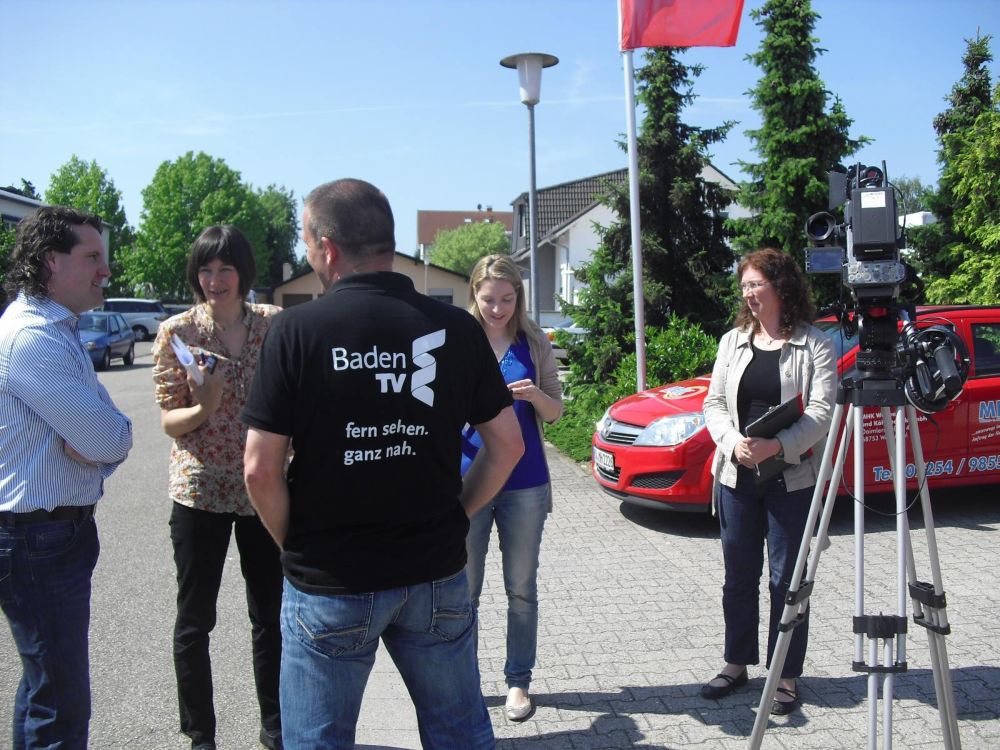 Dreharbeiten HWK Karlsruhe & Baden TV